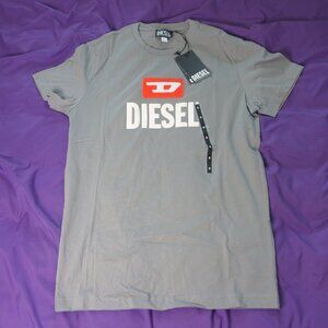 Diesel T-DIEGO New Logo Grey A09750 RPATI 8 055055  048974 Size Small T-Shirt